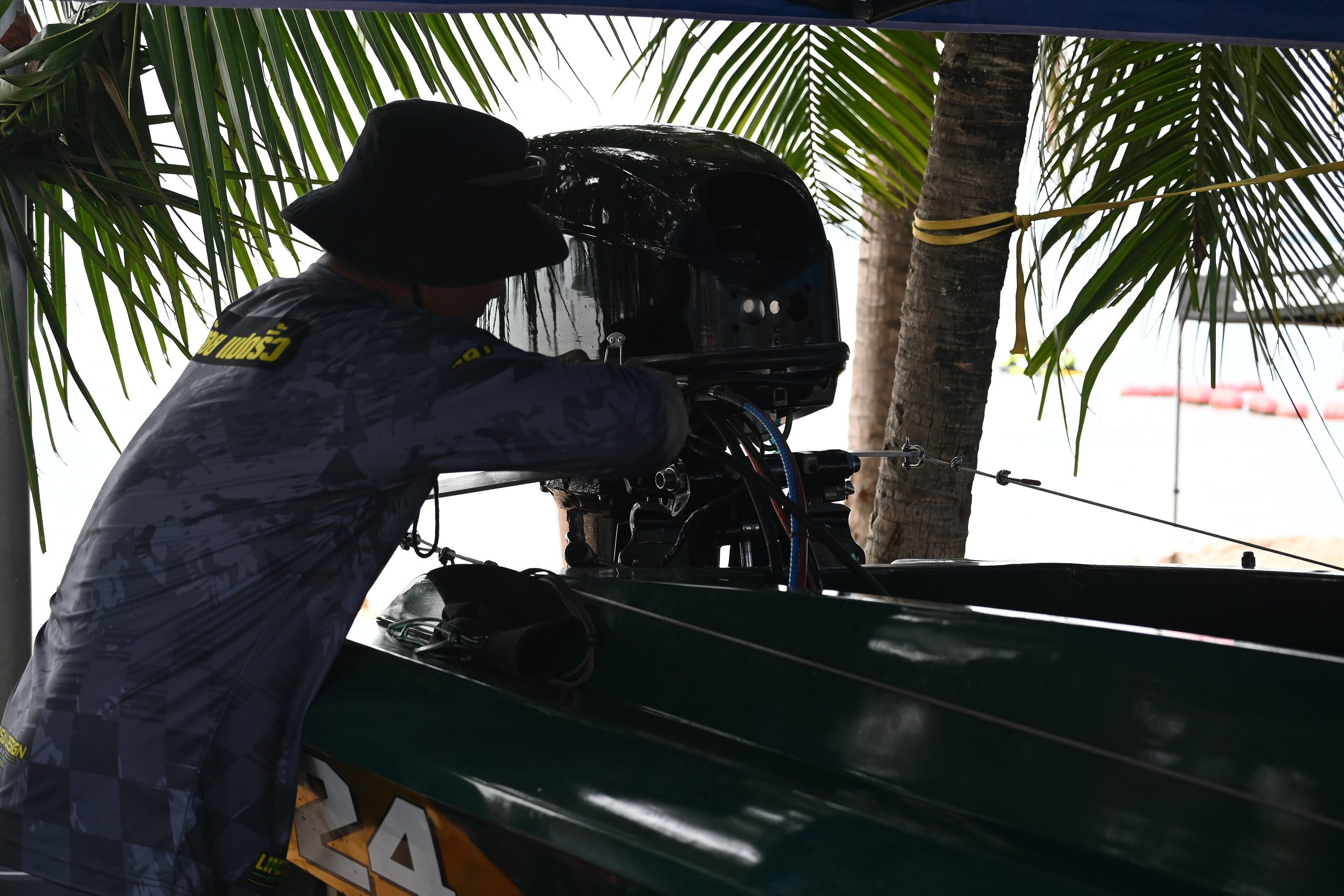 Representative photo of marine engine inspection